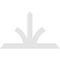 Ekena Millwork Richland Architectural Grade PVC Gable Bracket, 72"W x 45"H x 2"D x 6"F, 15/12 Pitch GBP072X45X0206RIC00 - alternate 5